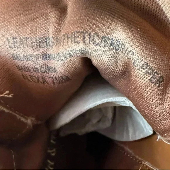 New MSRP $115 Violet & Red Womens Alexa Leather Lace Up Bootie Womens Sz 7.5 - Picture 9 of 13